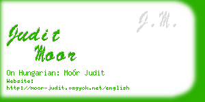 judit moor business card