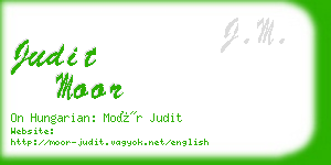 judit moor business card